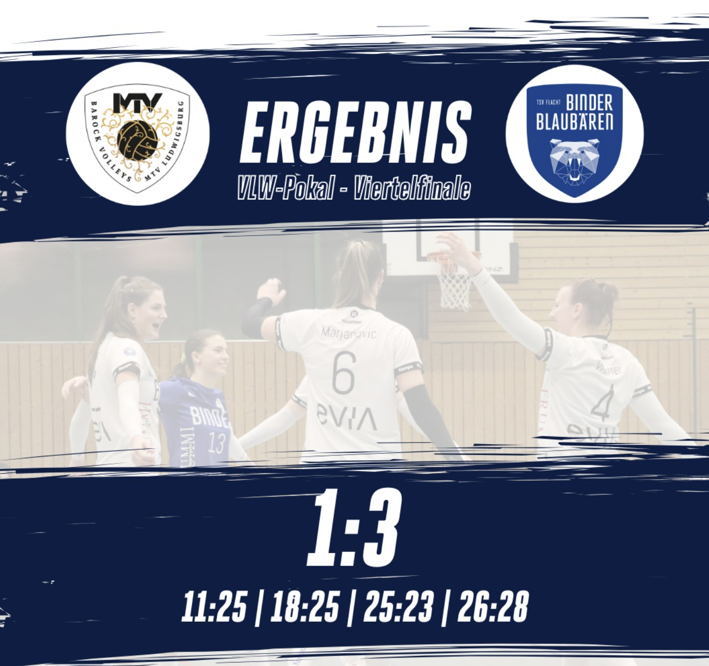 Barock Volleys Ludwigsburg vs Binder Blaubären TSV Flacht